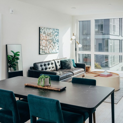 Open space living area with natural lighting Open space living area with natural lighting